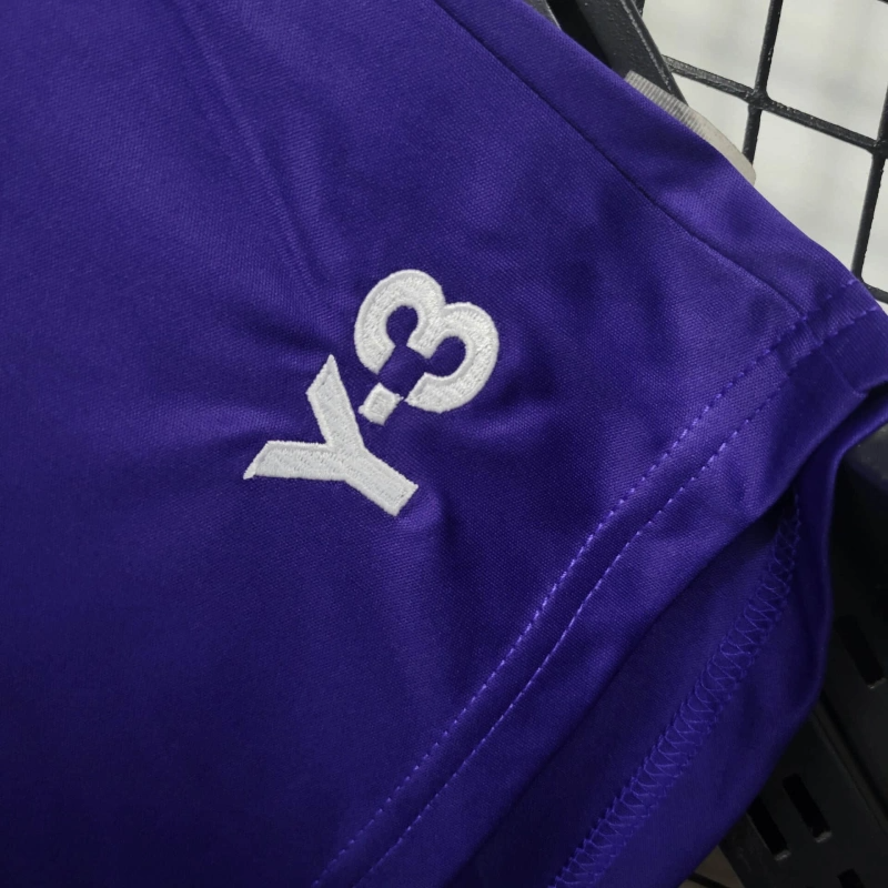 2024/2025 Real Madrid Y-3 Special Edition Purple Shorts 1:1 Thai Quality