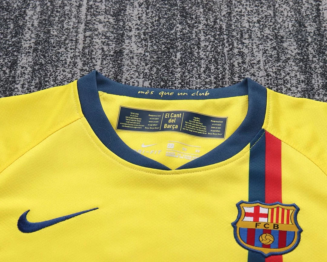 2008/2009 Retro Barcelona Away Football Shirt Kids Size 1:1 Thai Quality