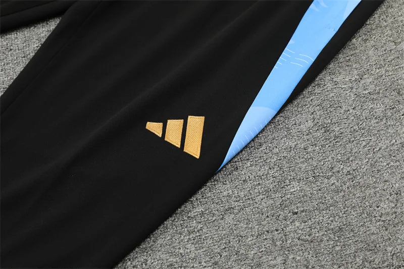 2024/2025 Argentina Half-Pull Tracksuit Black