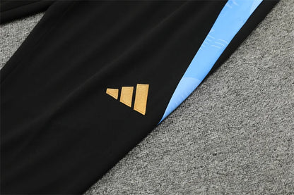 2024/2025 Argentina Half-Pull Tracksuit Black
