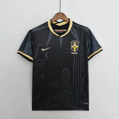 2022 Brazil Special Edition Black Soccer Jersey