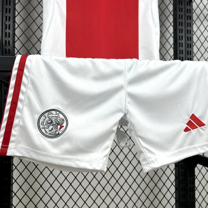 2025/2026 Ajax Home Football Shirt Kids Size