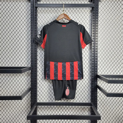 2025/2026 AC Milan Home Football Shirt Kids Size