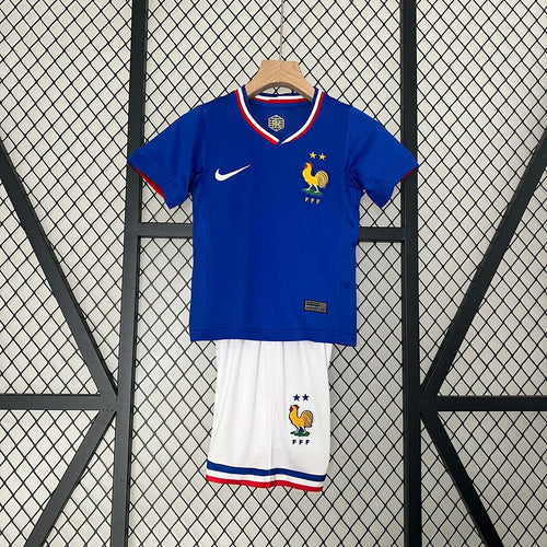 2024 Kids Size France Home Football Shirt 1:1 Thai Quality