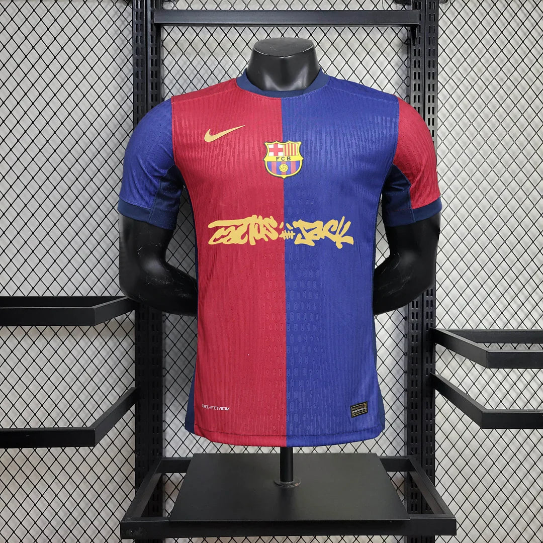 Barcelona x Travis Scott Edition 24/25 Player Version Football Jersey