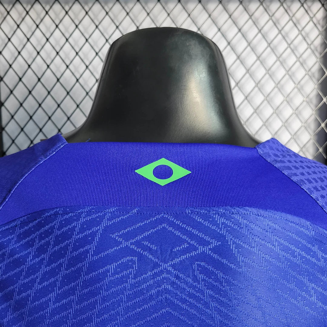 2022 World Cup Brazil Away Soccer Jersey - Player Version
