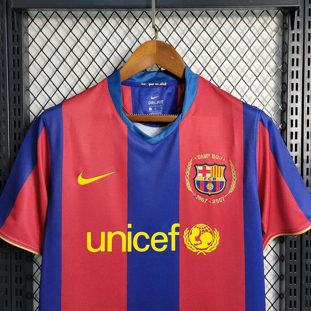 2007/2008 Retro Barcelona Home Football Shirt 1:1 Thai Quality