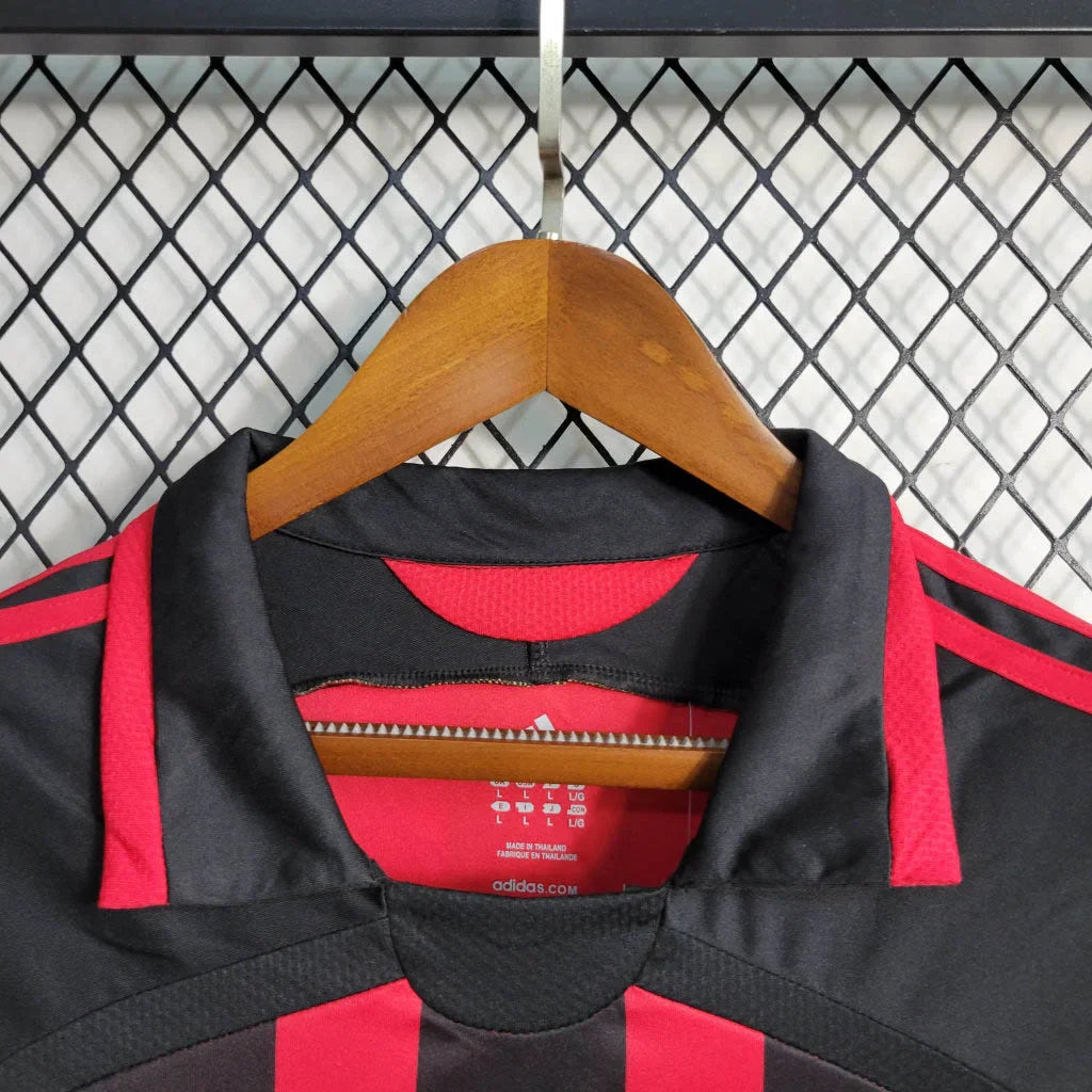 2006/2007 Retro Long Sleeve AC Milan Home Football Shirt 1:1 Thai Quality