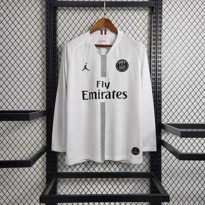 2018/2019 Retro Long Sleeve PSG Paris Saint-Germain Away Football Shirt 1:1 Thai Quality