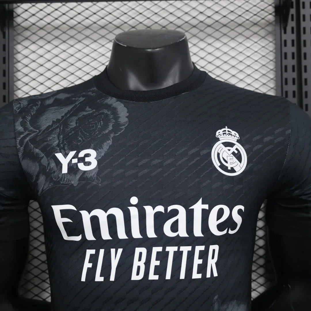 2024/2025 Real Madrid Y-3 Special Edition Black Football Shirt - Player Version