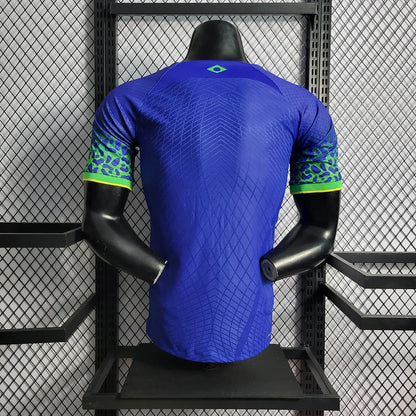 2022 World Cup Brazil Away Soccer Jersey - Player Version