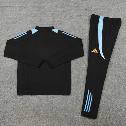 2024/2025 Argentina Half-Pull Tracksuit Black