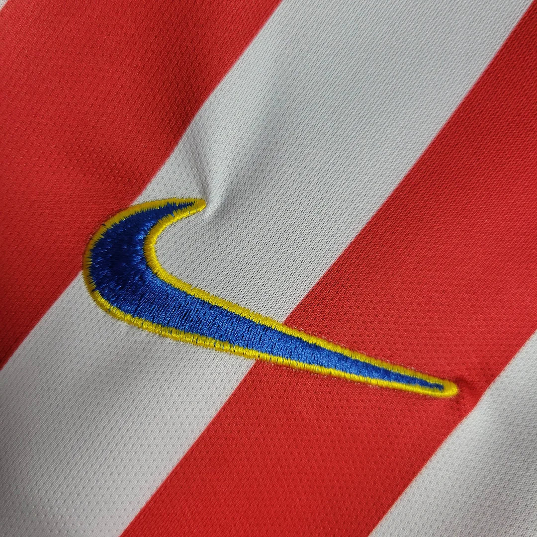 2004/2005 Retro Atletico Madrid Home Soccer Jersey 1:1 Thai Quality