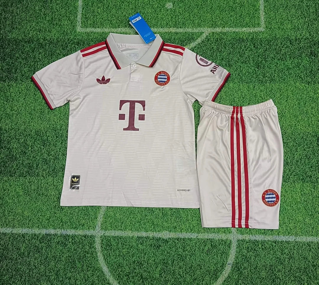 2024/2025 Bayern Munich Third Away Football Jersey 1:1 Thai Quality Kids Size
