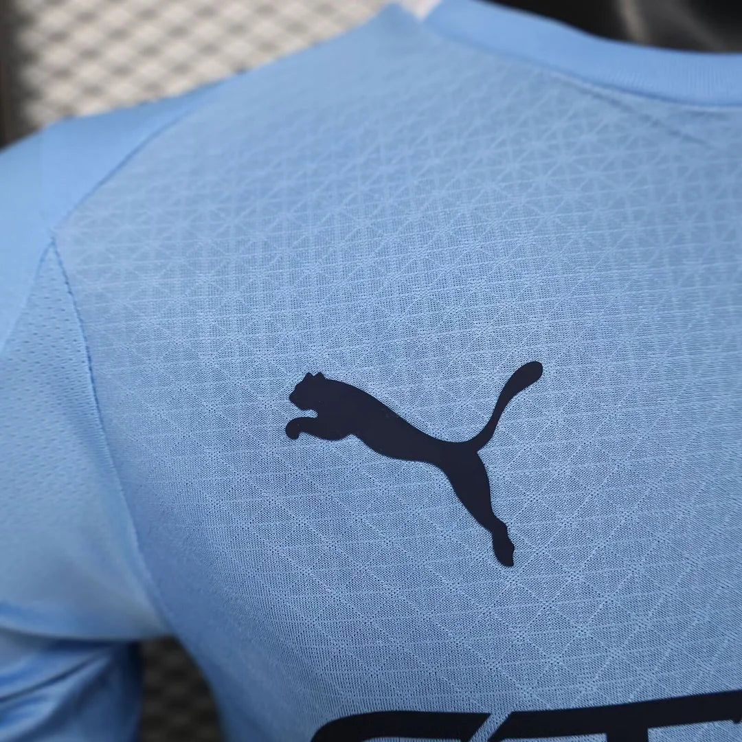 2025/2026 Manchester City Home Football Shirt - Player Version