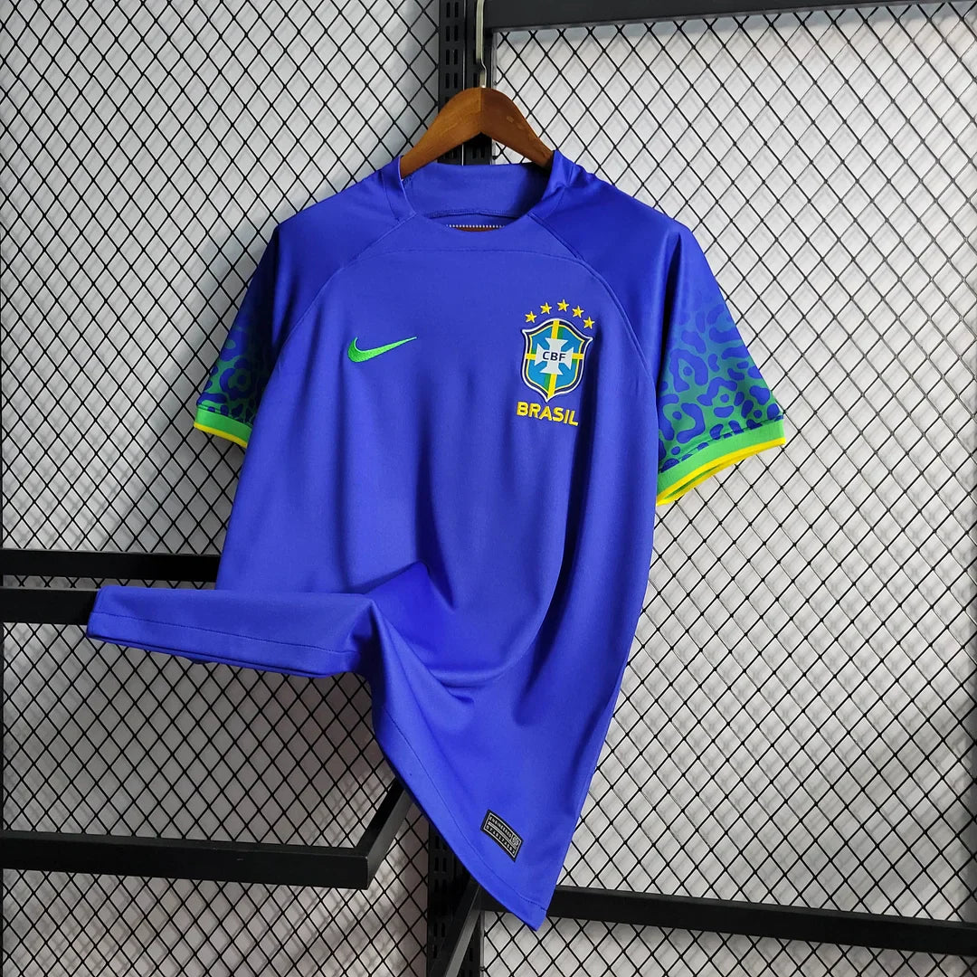 2022 World Cup Brazil Away Soccer Jersey