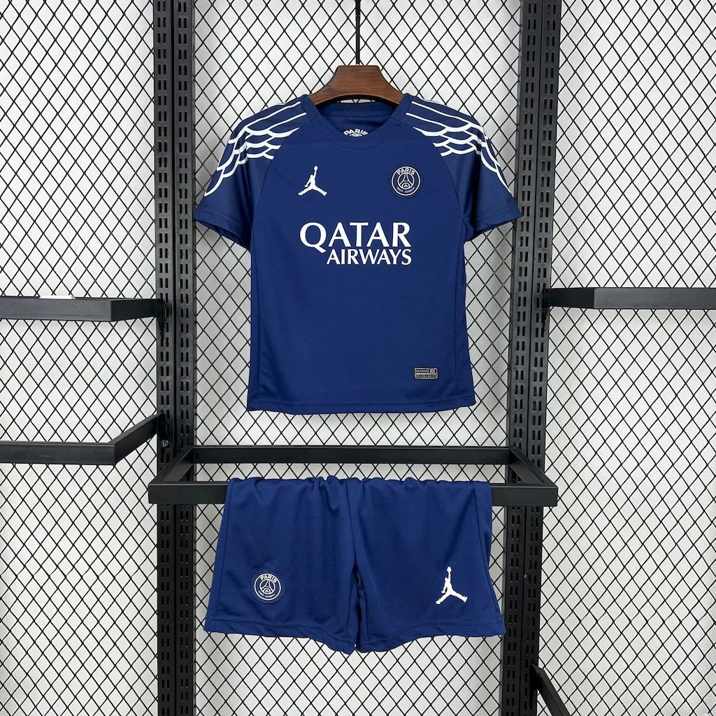 2024/2025 Paris Saint-Germain PSG Fourth Away Football Shirt Kids Size 1:1 Thai Quality