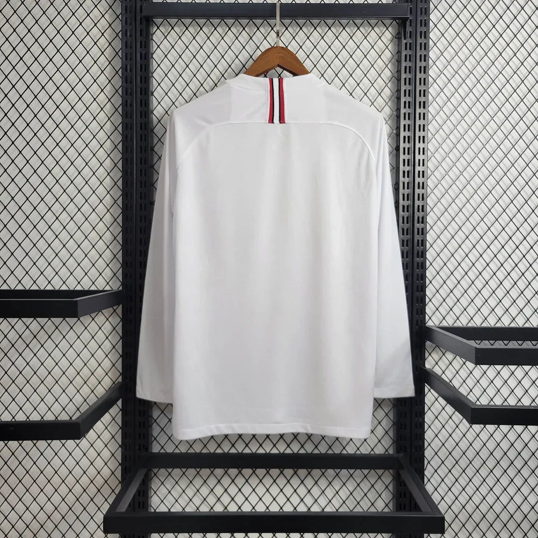 2018/2019 Retro Long Sleeve PSG Paris Saint-Germain Away Football Shirt 1:1 Thai Quality