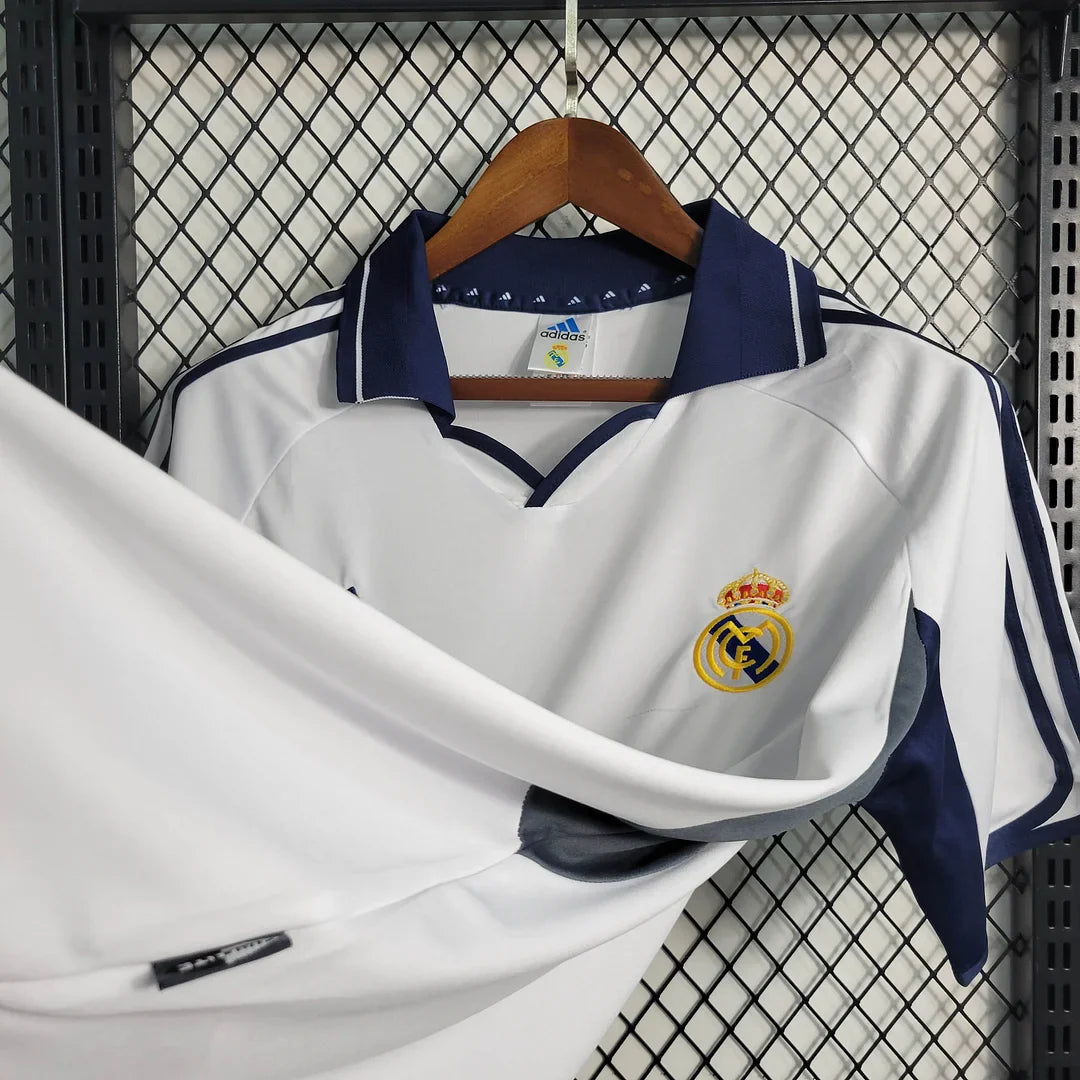 2000/2001 Retro Real Madrid Home Football Shirt 1:1 Thai Quality