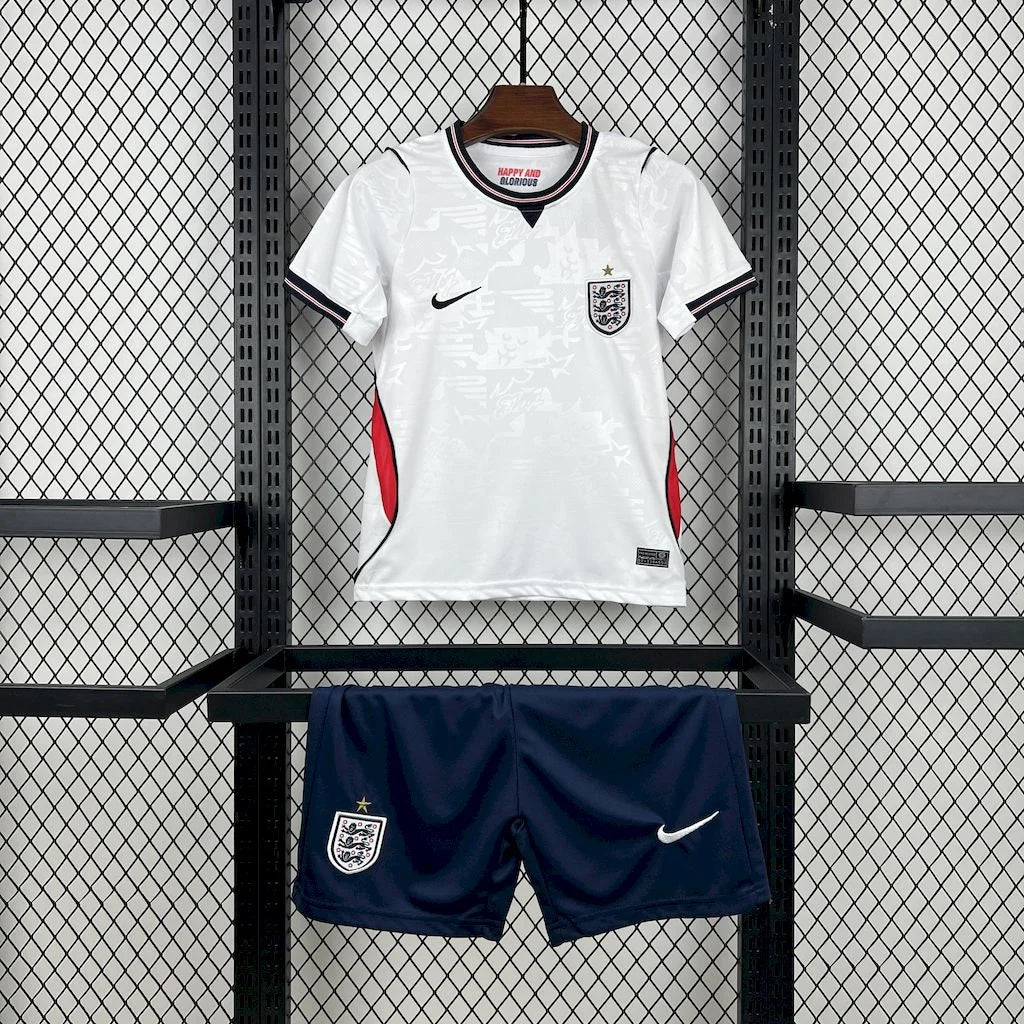 2026 England Home Football Shirt Kids Size