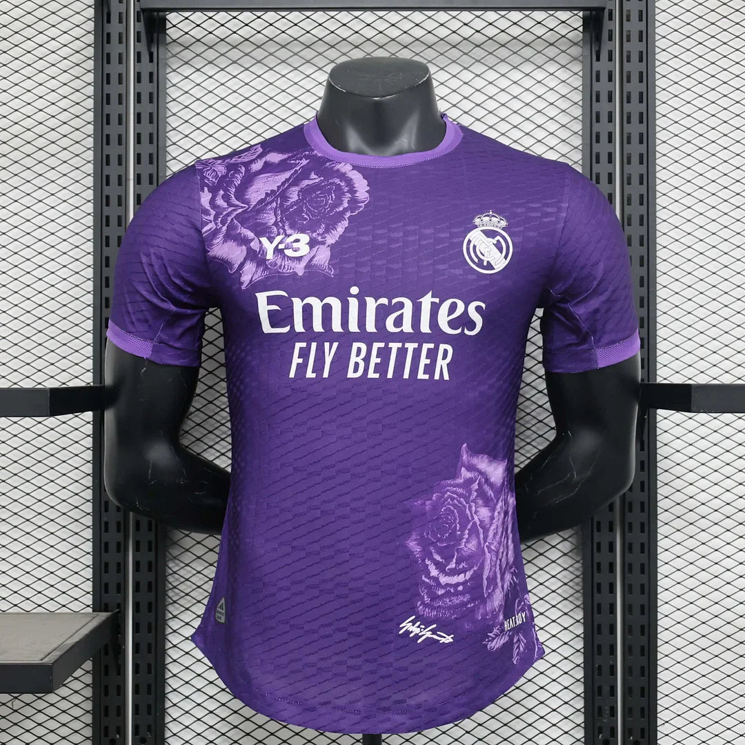 2023/2024 Real Madrid Y-3 Special Edition Purple Football Shirt - Player Version
