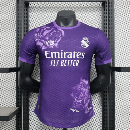2023/2024 Real Madrid Y-3 Special Edition Purple Football Shirt - Player Version
