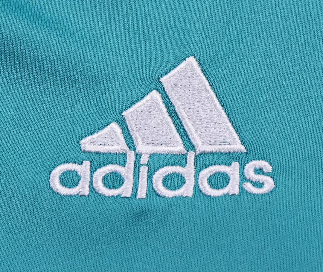 2017/2018 Retro Long Sleeve Real Madrid Third Away Football Shirt Kids Size