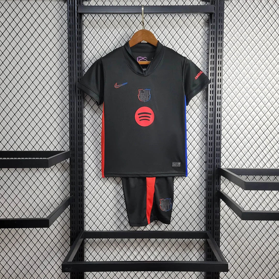 2024/2025 Kids Size Barcelona Away Football Shirt 1:1 Thai Quality