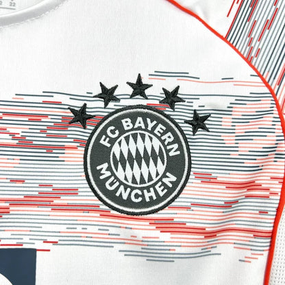2025/2026 Bayern Munchen Away Football Shirt Kids Size