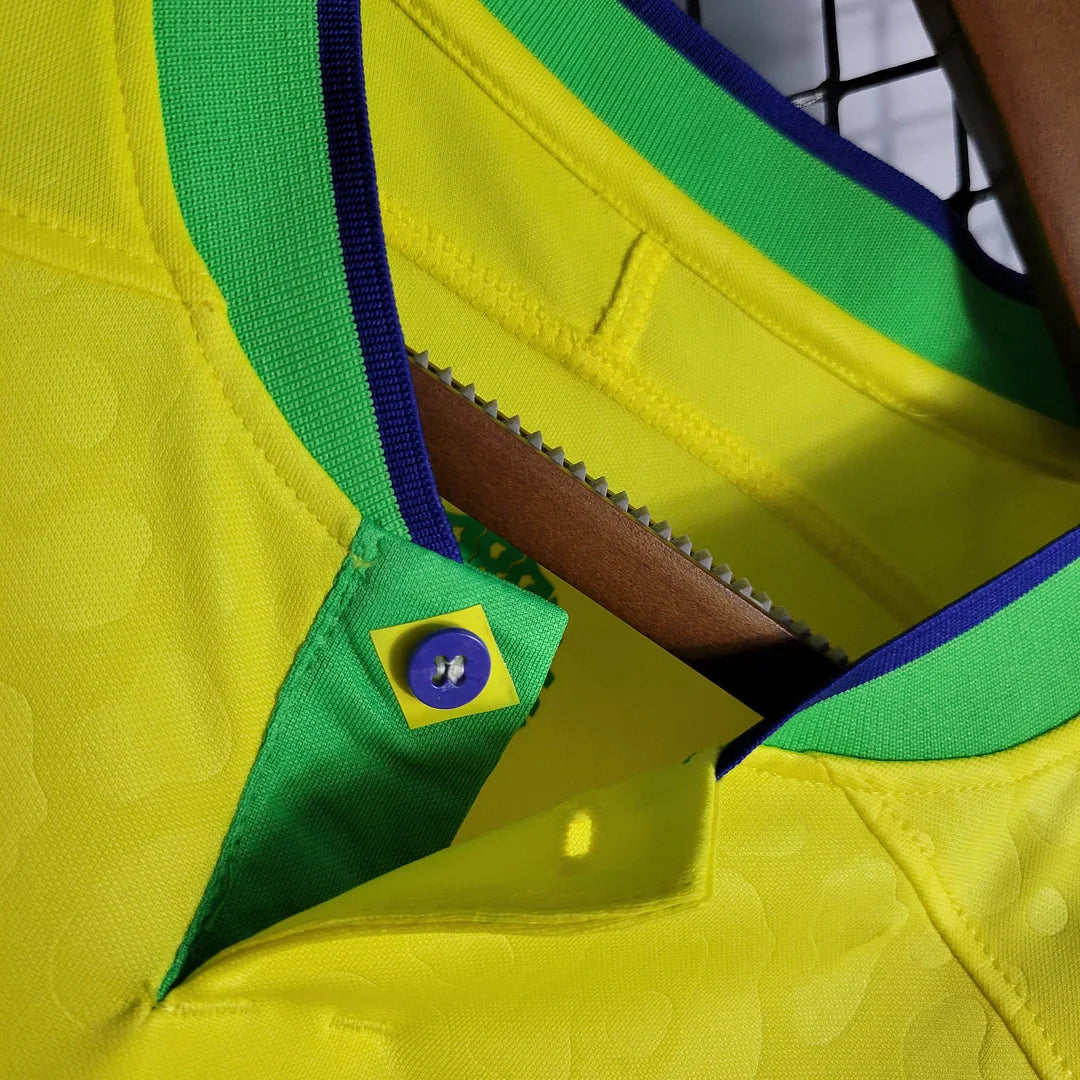 2022 World Cup Brazil Home Soccer Jersey