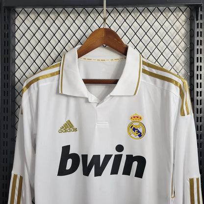 2011/2012 Retro Long Sleeve Real Madrid Home