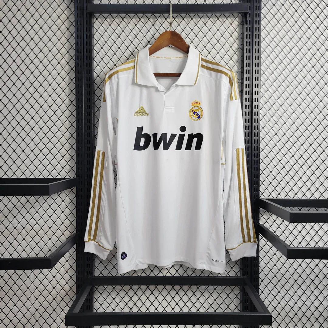2011/2012 Retro Long Sleeve Real Madrid Home