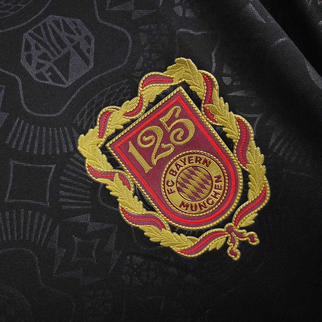 2025/2026 Bayern Munich 125th Anniversary Black Edition Football Shirt