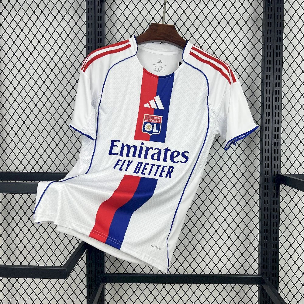 2025/2026 Olympique Lyon Home Football Shirt