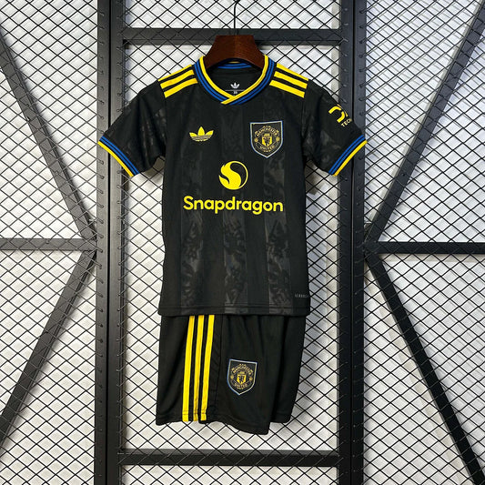 2025/2026 Manchester United Third Away Football Shirt Kids Size