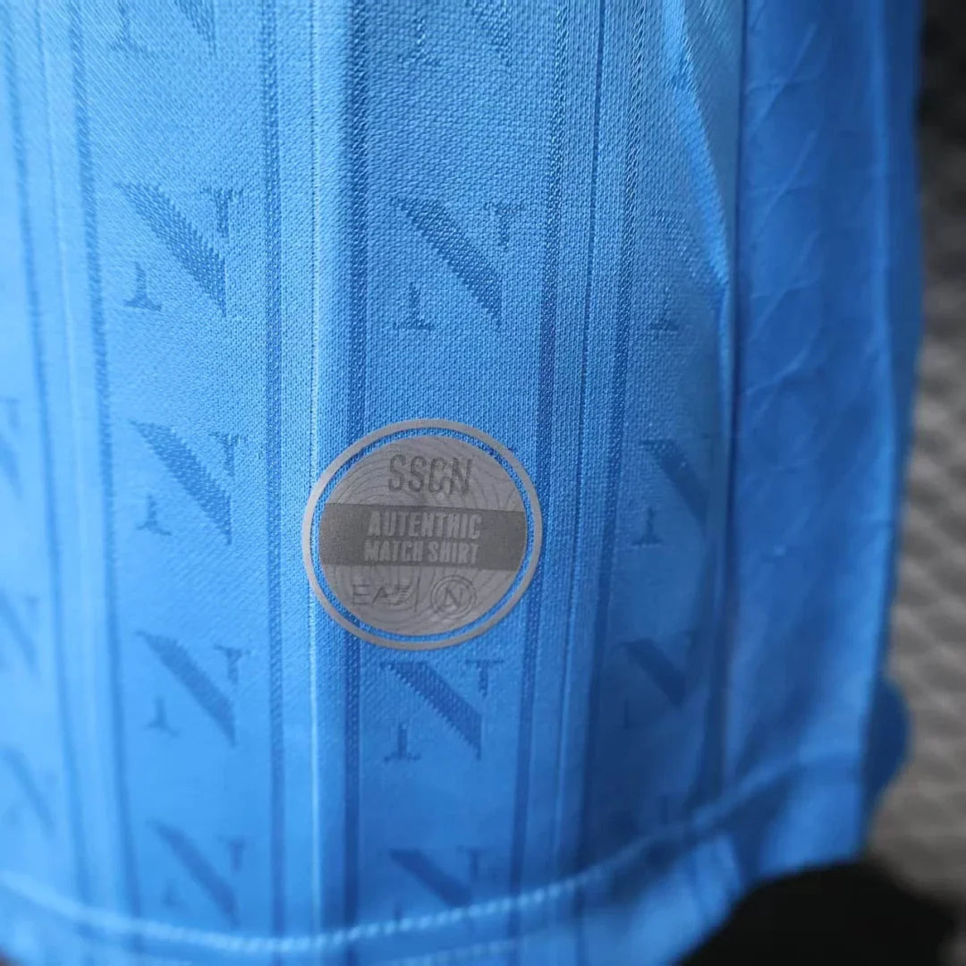 2025/2026 Player Version SSC Napoli Home Football Shirt