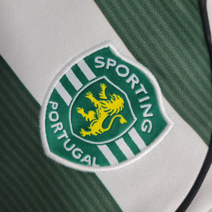 2001/2003 Retro Long Sleeve Sporting Lisbon Home Football Shirt