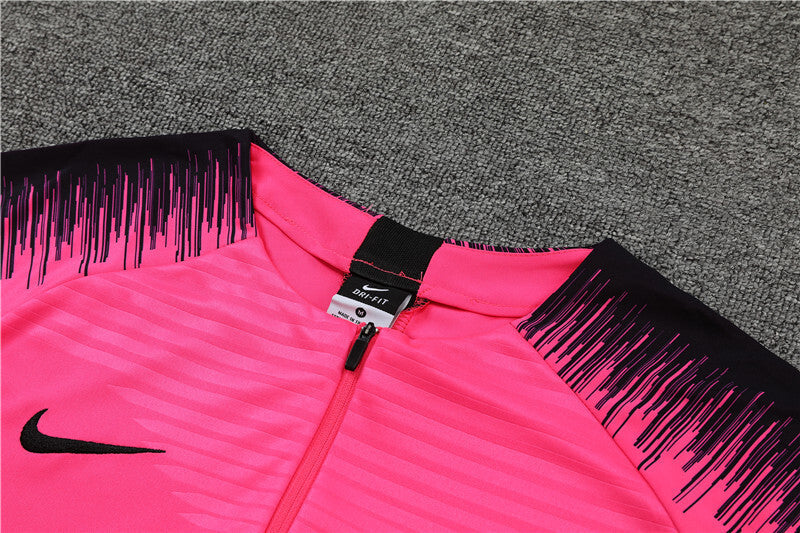 2018/2019 PSG Paris Saint-Germain Pink Half-Pull Tracksuit