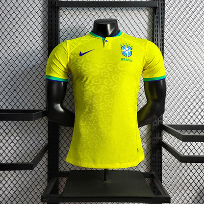2022 World Cup Brazil Home Soccer Jersey - Player Version