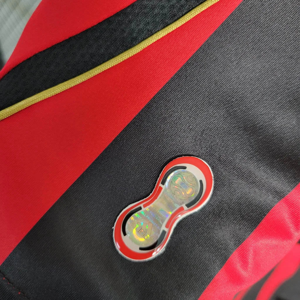 2006/2007 Retro Long Sleeve AC Milan Home Football Shirt 1:1 Thai Quality