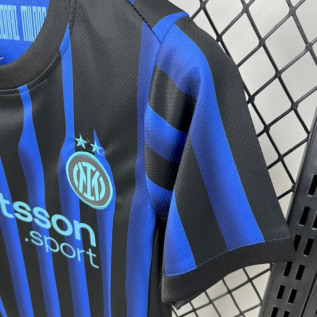 2025/2026 Inter Milan Home Football Shirt Kids Size