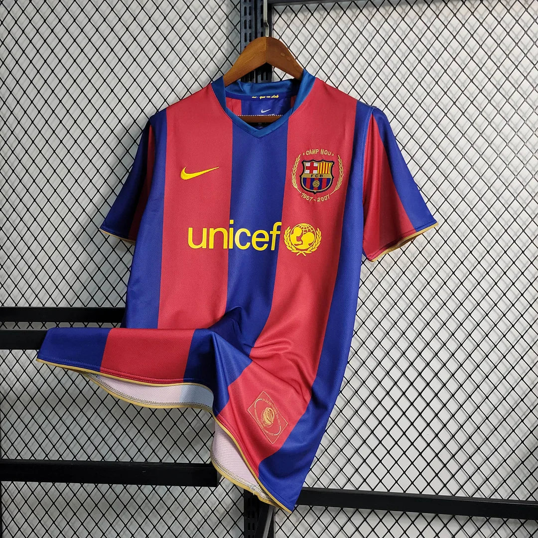2007/2008 Retro Barcelona Home Football Shirt 1:1 Thai Quality