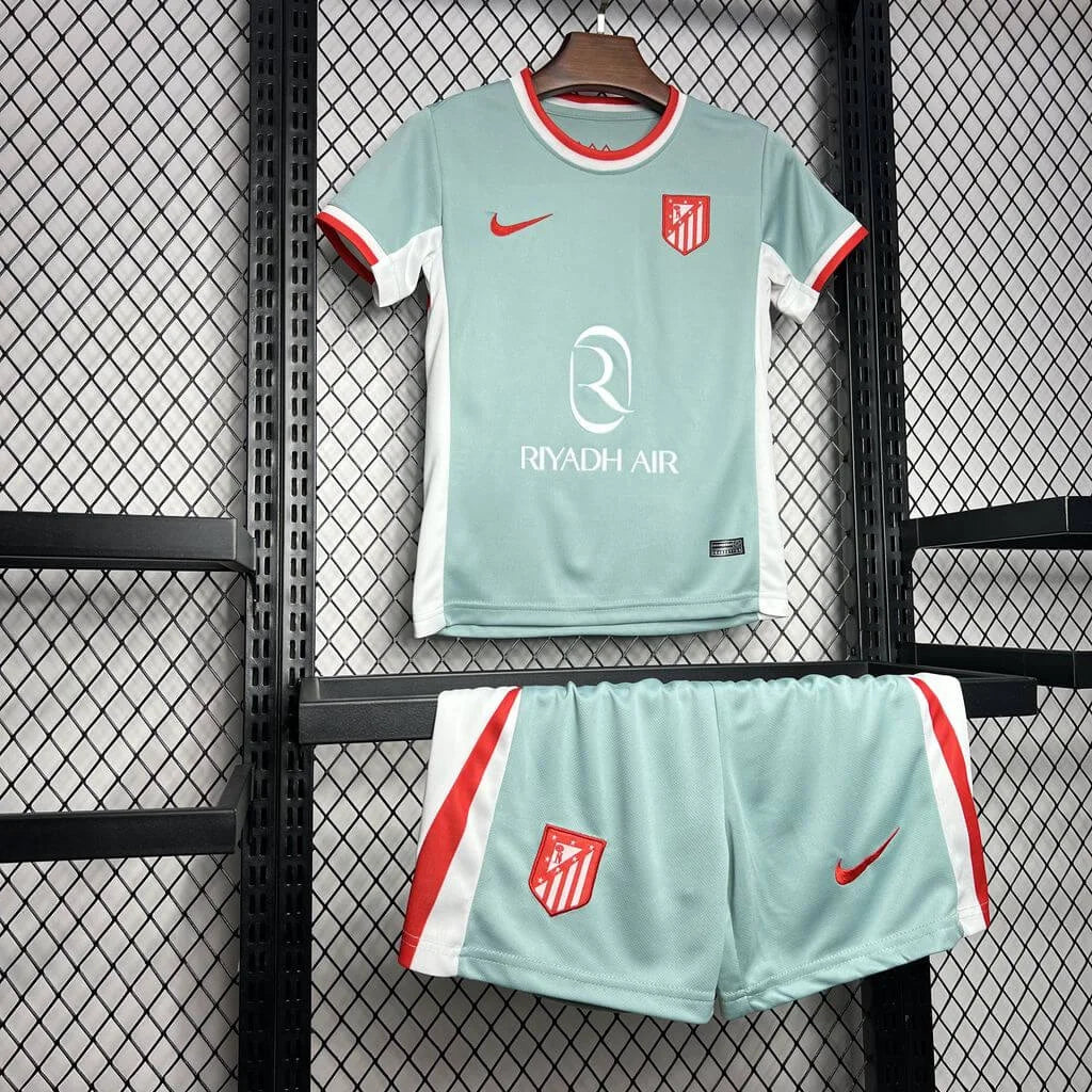 2024/2025 Atletico Madrid Away Football Shirt Kids Size 1:1 Thai Quality