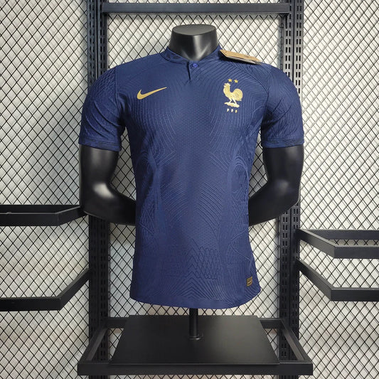 2022 FIFA World Cup France Home Football Shirt - Player Version