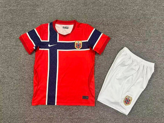 2026 Norway Home World Cup Football Shirt Kids Size