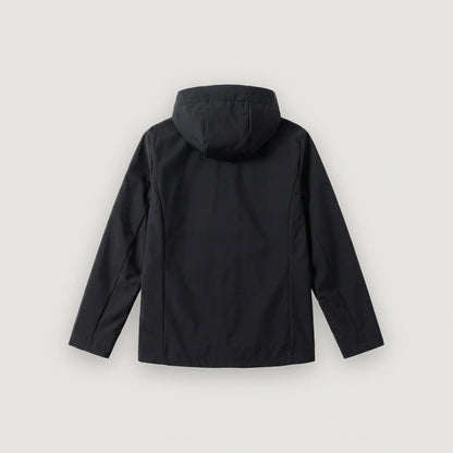 Brasilien Windbreaker mit Kapuze – Schwarz & Gelb